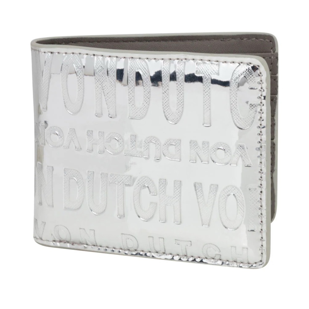 Von Dutch SILVER FOIL REFLECTIVE WALLET